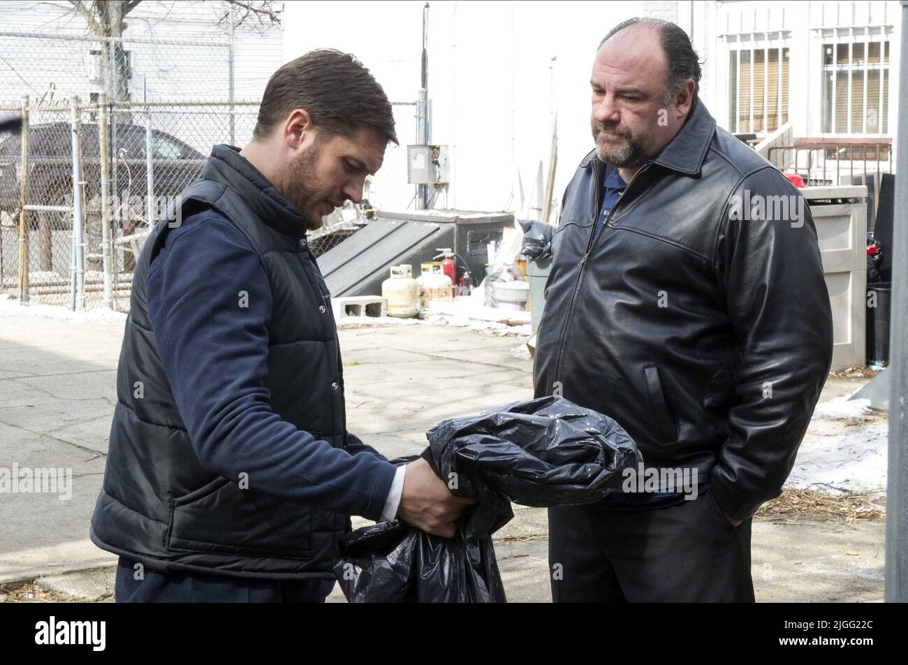 TOM HARDY, JAMES GANDOLFINI, THE DROP, 2014 Stock Photo - Alamy