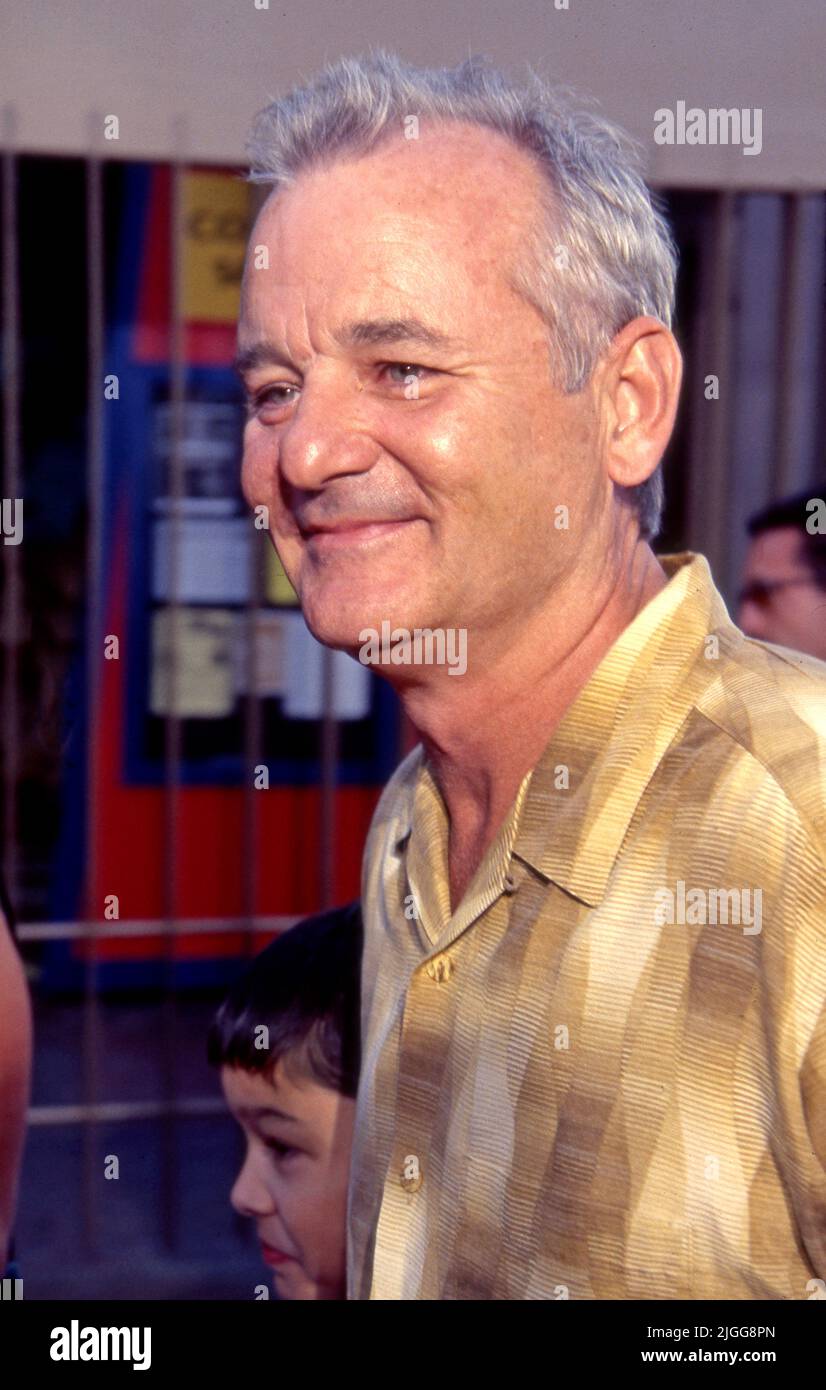 Comic actor Bill Murray arriving at a premiere in Hollywood, California Stock Photo