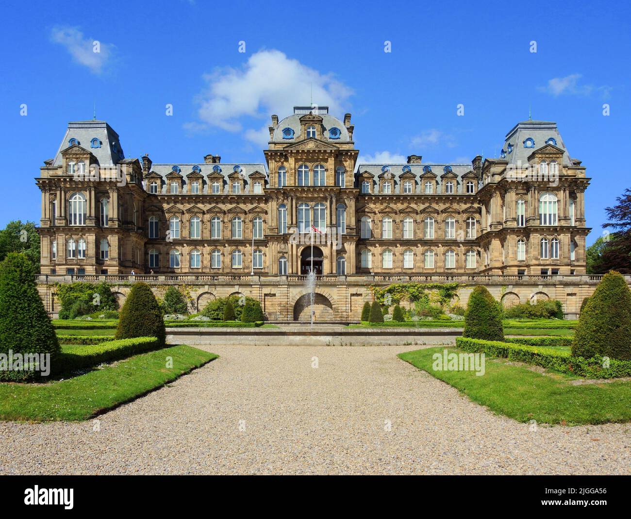 The Bowes Museum Exterior Stock Photo