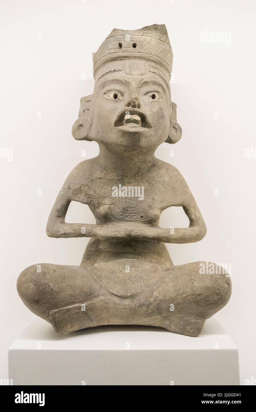 Prehispanic figurine owened by Diego Rivera in the Diego Rivera Anahuacalli Museum, Mexico City, Mexico Stock Photo