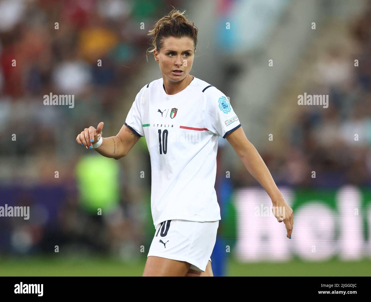 Rotherham, UK. 10th July, 2022. Cristiana Girelli of Italy during the UEFA Women's European Championship 2022 match at the New York Stadium, Rotherham. Picture credit should read: Darren Staples/Sportimage Credit: Sportimage/Alamy Live News Stock Photo