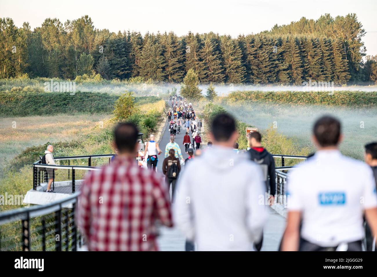 July 10, 2022, Salem, Oregon, USA Beautiful perspective for the