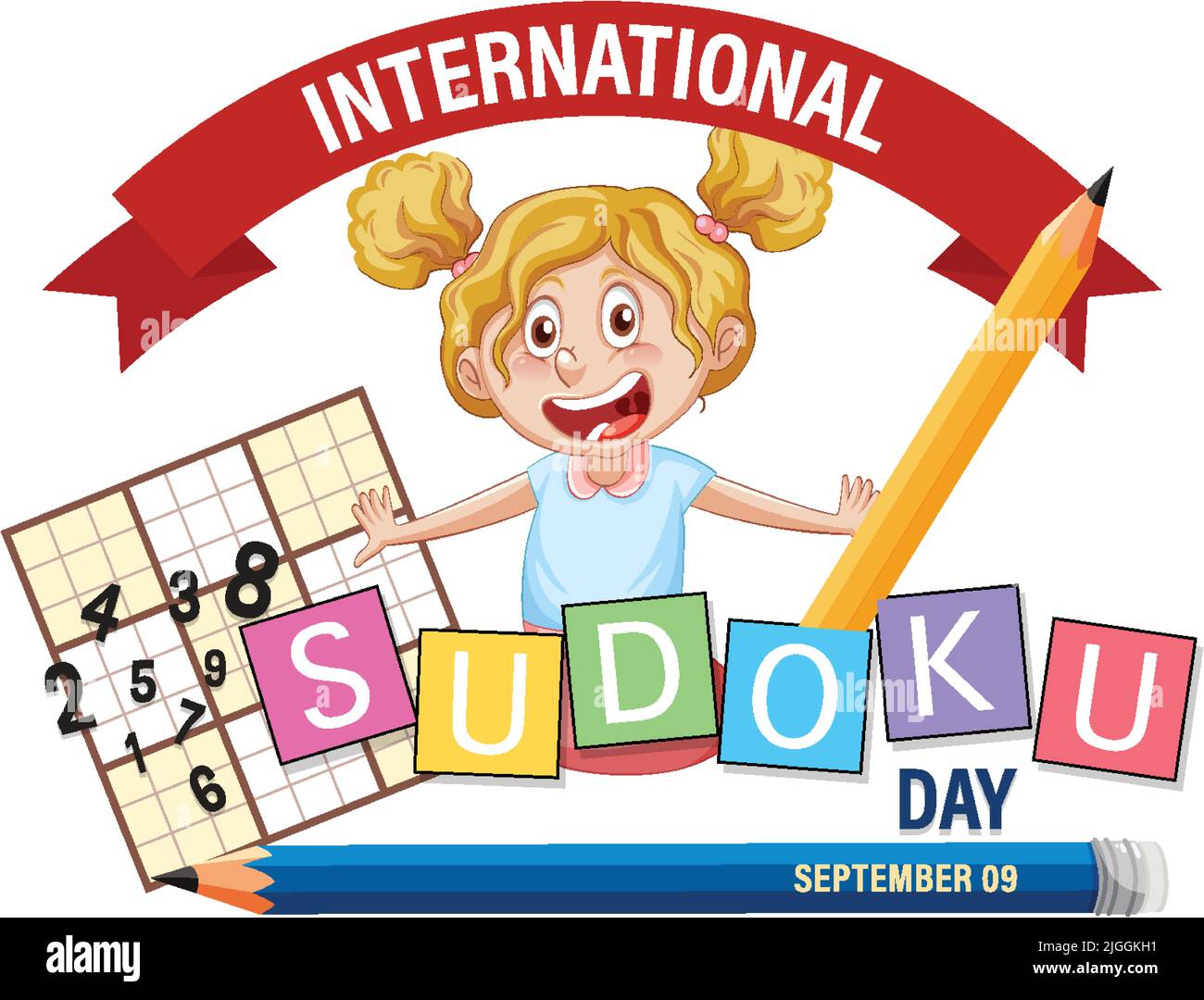 International Sudoku Day Banner Design Illustration Stock Vector Image 
