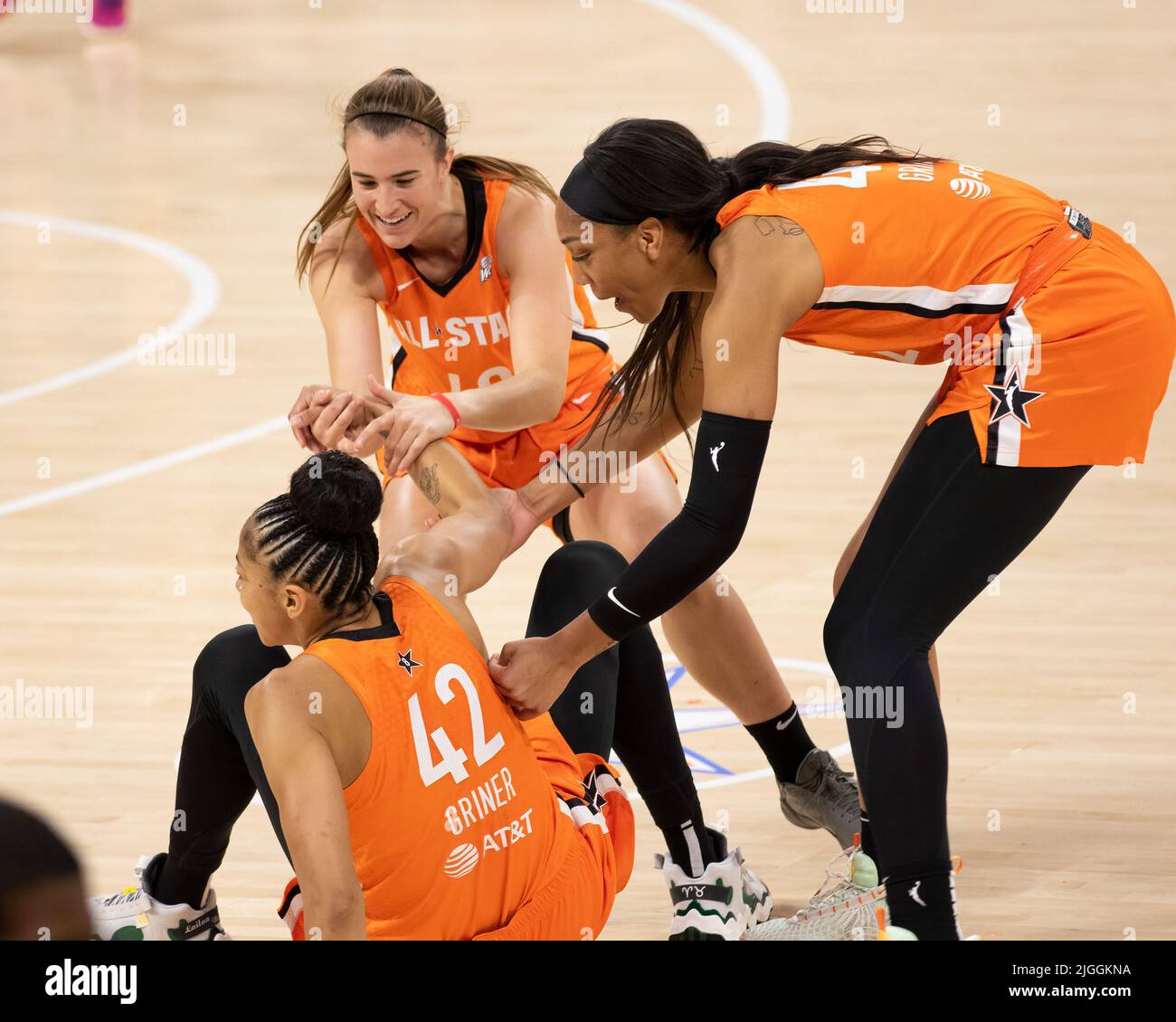 July 10, 2022, Chicago, Illinois, United States WNBA AllStar Game