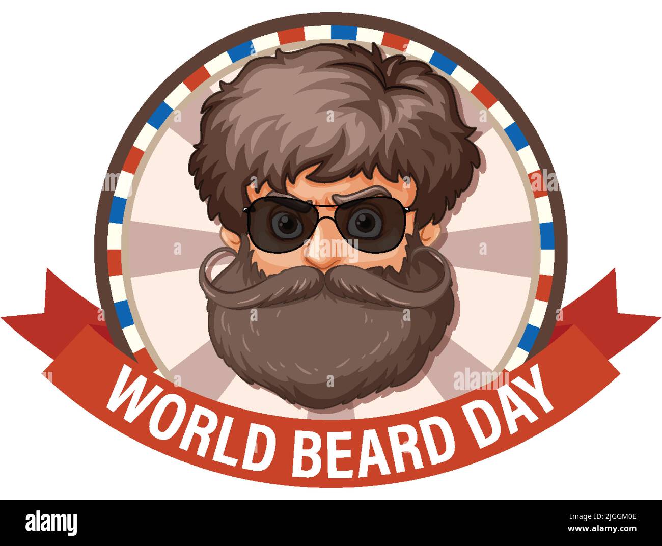 World beard day banner design illustration Stock Vector Image & Art Alamy