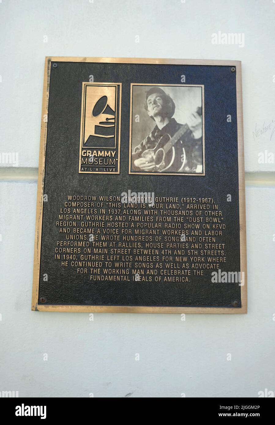 Los Angeles, California, USA 9th July 2022 Woodrow Wilson Guthrie