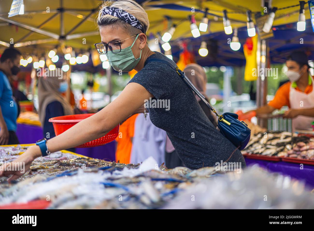 Kuala Lumpur, Malaysia June 21, 2022 Young asian girl on a fresh