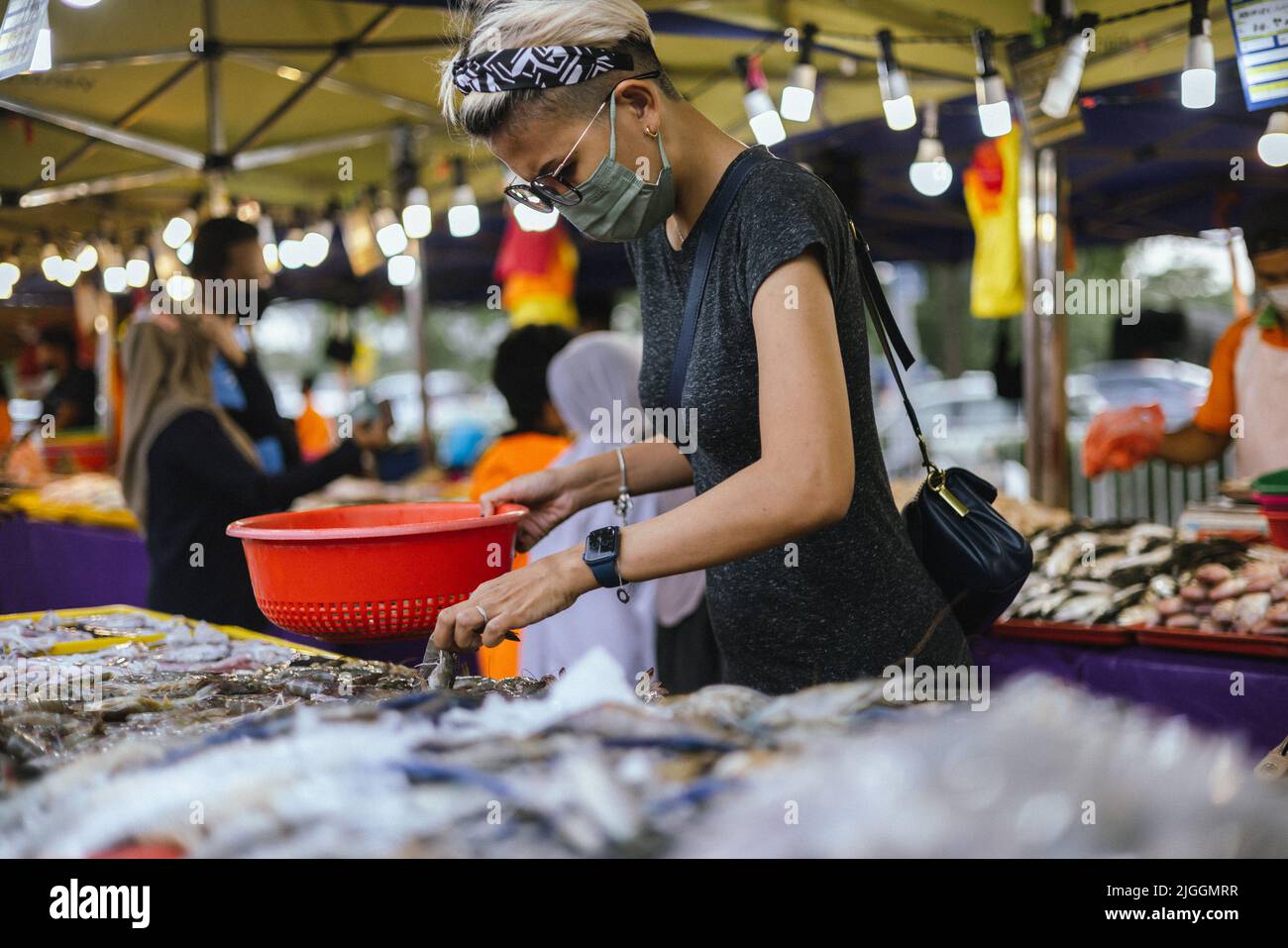 Kuala Lumpur, Malaysia June 21, 2022 Young asian girl on a fresh