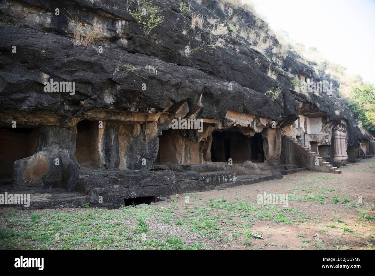 The Amba-Ambika group of caves, Junnar Taluka, Pune District Stock Photo