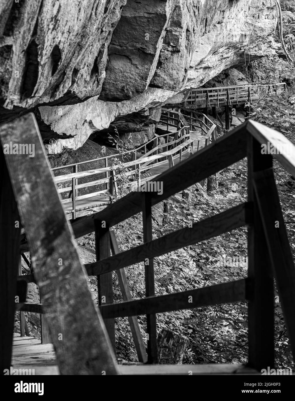 Cliff walk Black and White Stock Photos & Images Alamy