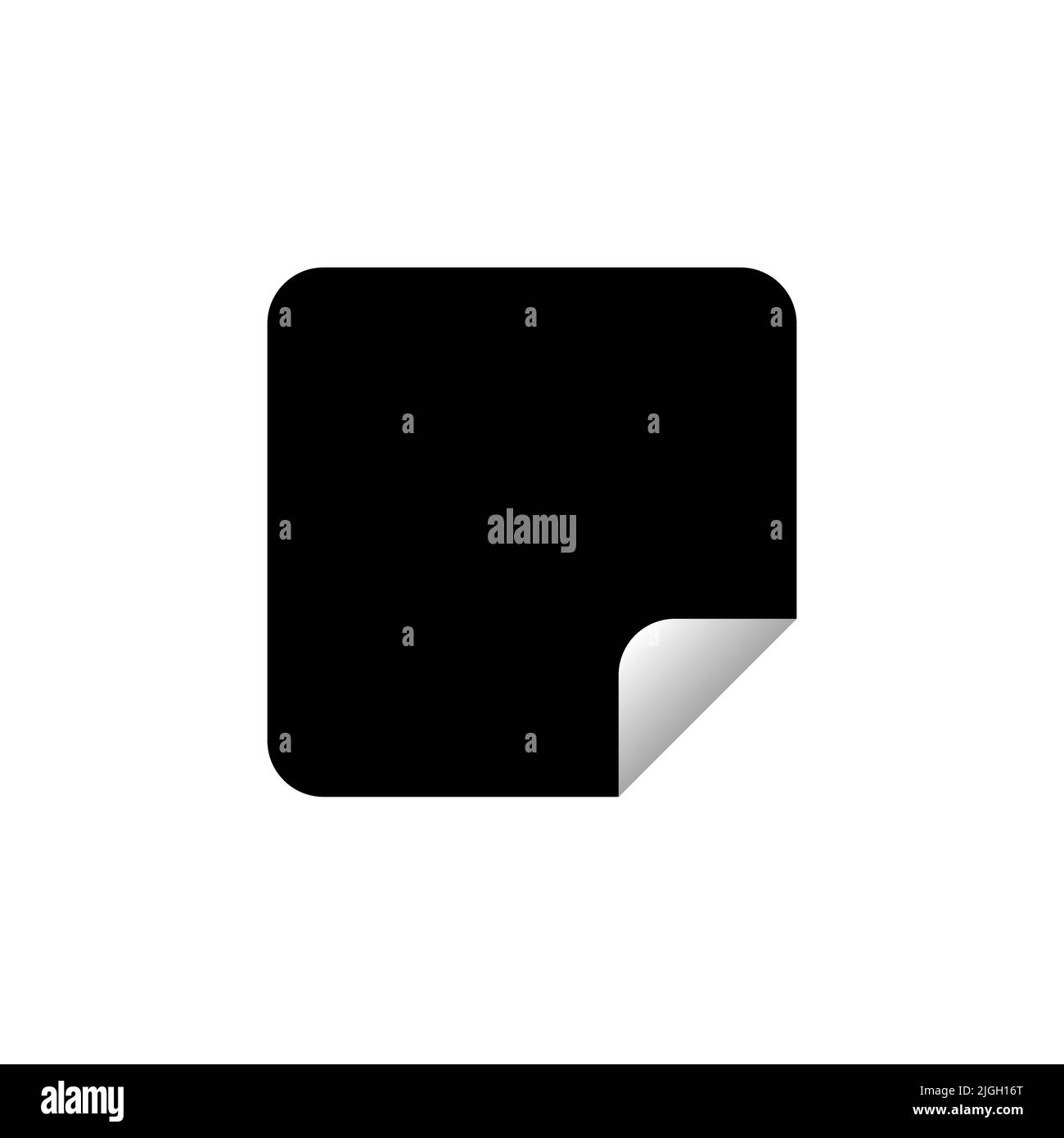 Sticker isolated on white background. Vector illustration eps10 Stock ...