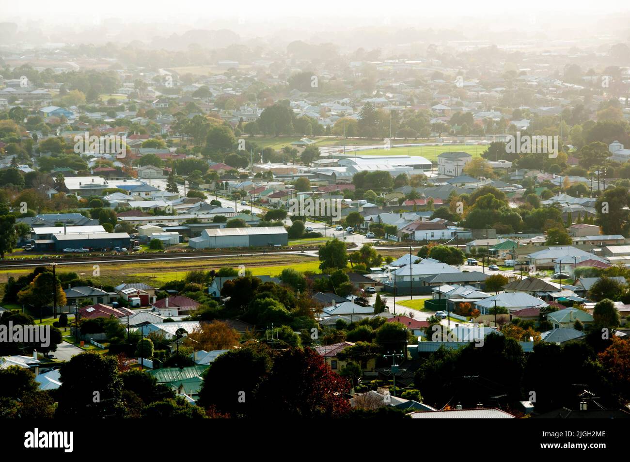 Mt Gambier Town South Australia Stock Photo Alamy