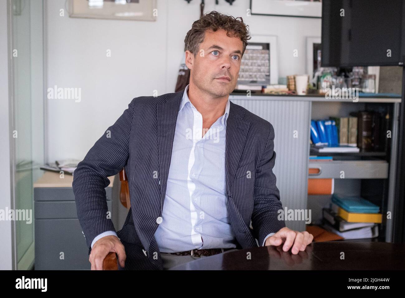 Netherlands, The Hague, 20220708. Portrait of Jeroen van Wijngaarden