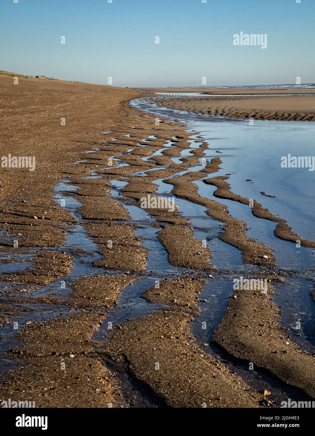 beach at low tide Stock Photo Alamy