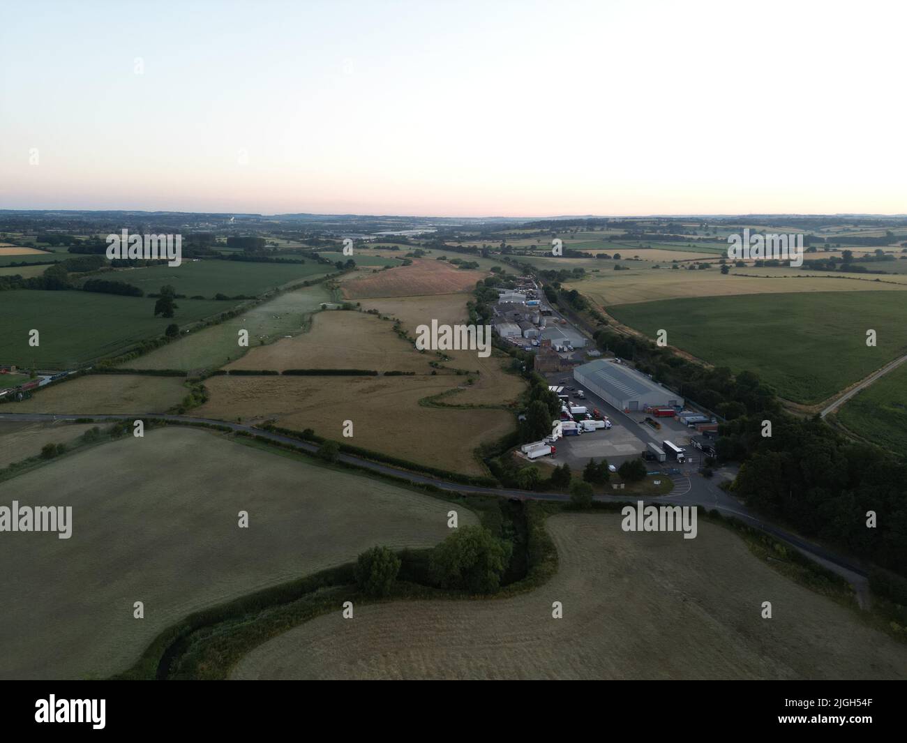 Cherwell Valley Business Park. Twyford Mill Aerial photo