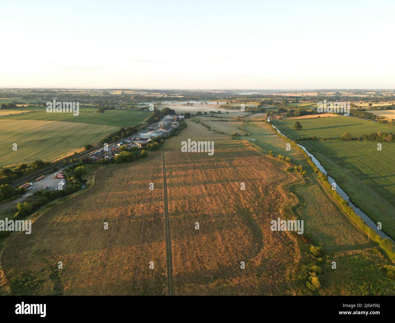 Cherwell Valley Business Park. Twyford Mill Aerial photo