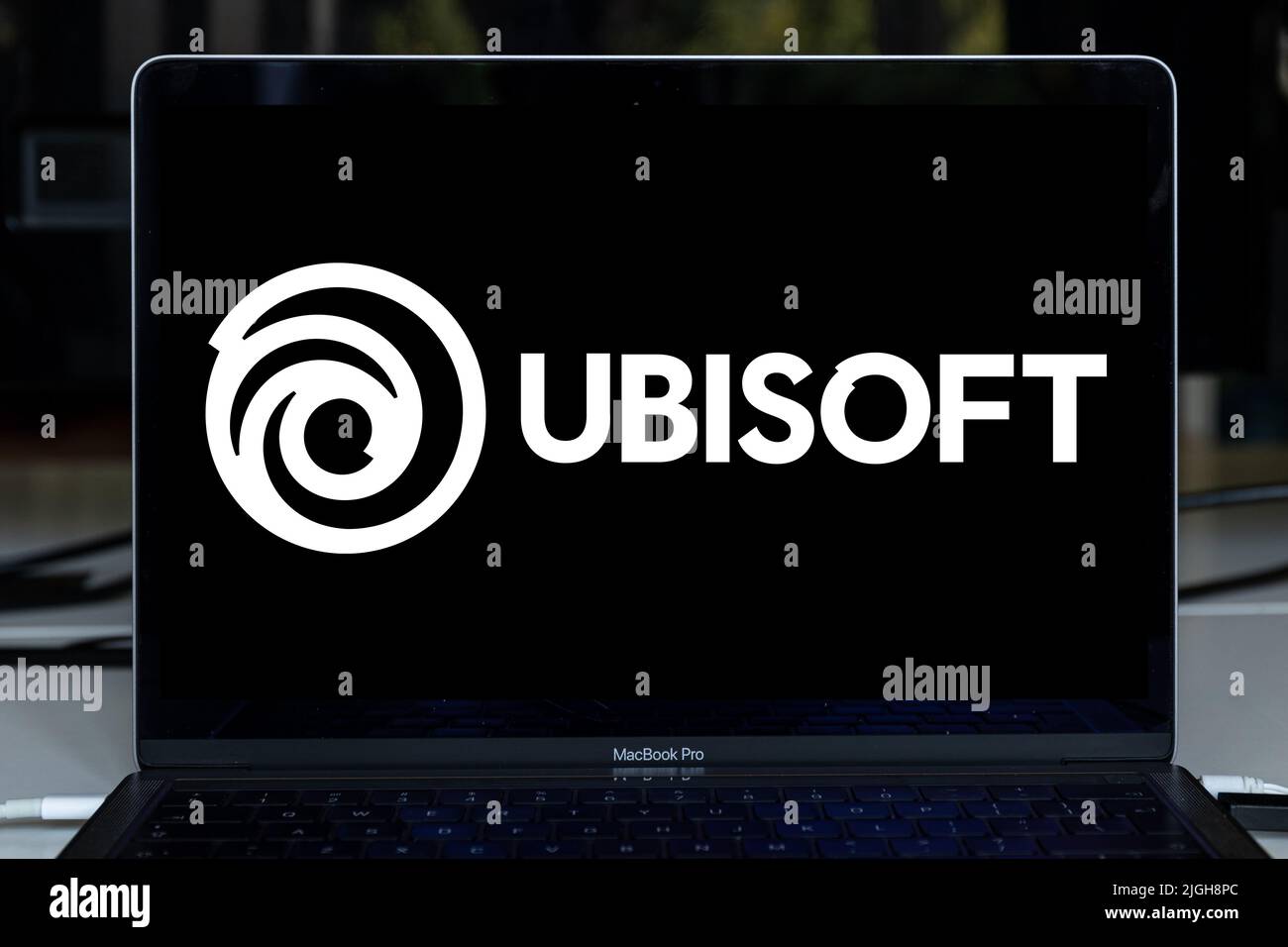 Rockstar Games Video Game Design Company on Screen. Ubisoft Entertainment  SA is a French Video Game Company Editorial Photo - Image of company,  digital: 251271021