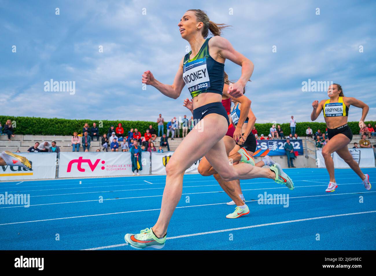 SAMORIN, SLOVAKIA, 9. JULY Track and Field professional 800m female