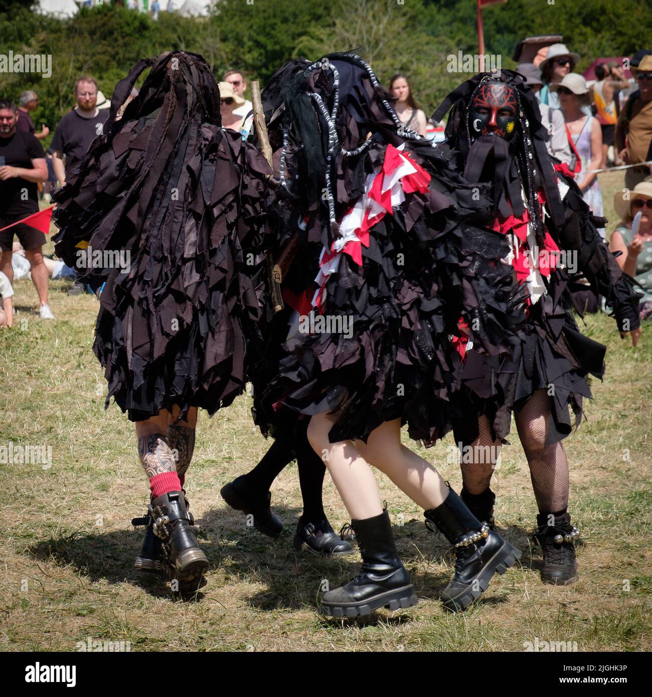 Mythago Border Morris at the Tewkesbury Medieval Festival Stock Photo