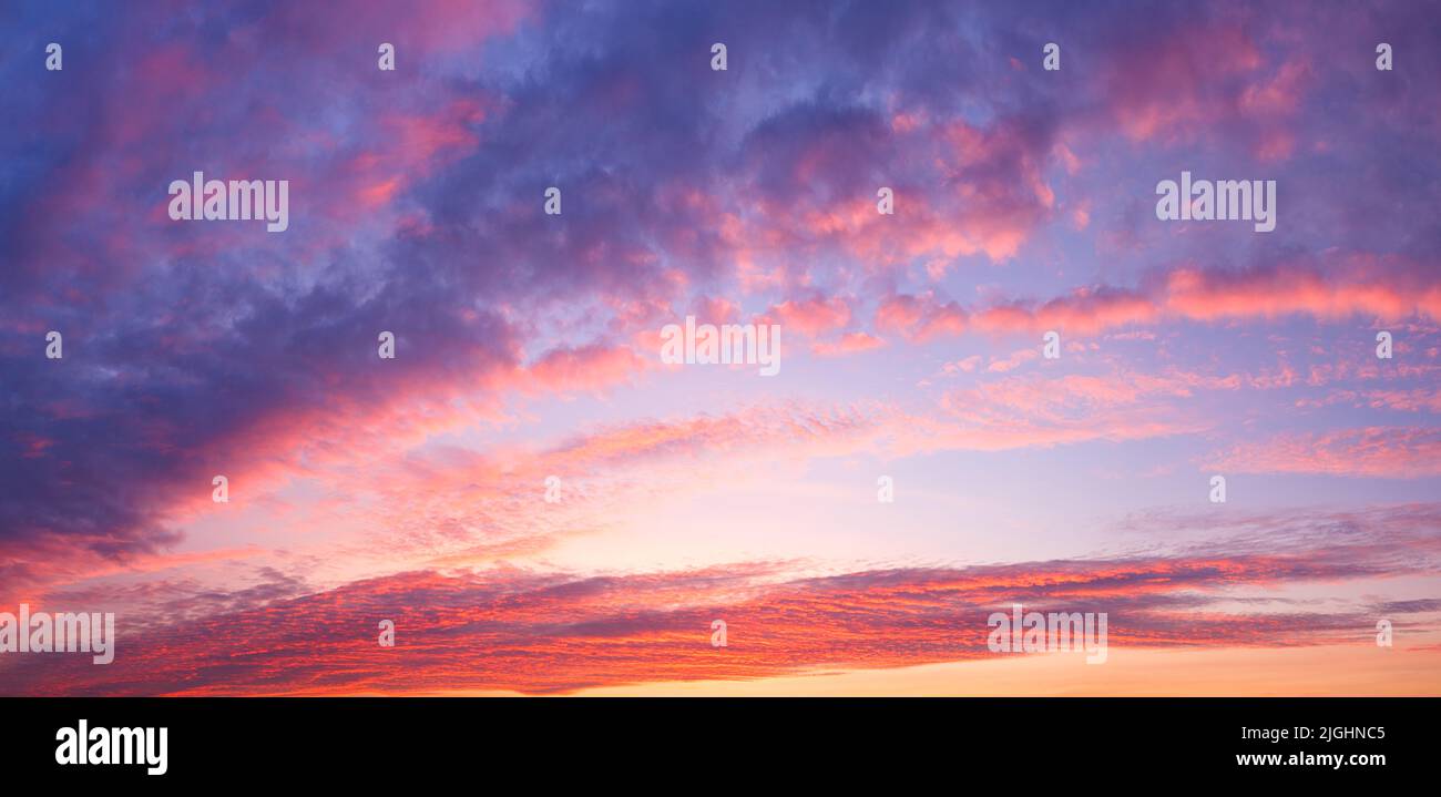 Beautiful sky sunset as background Stock Photo - Alamy