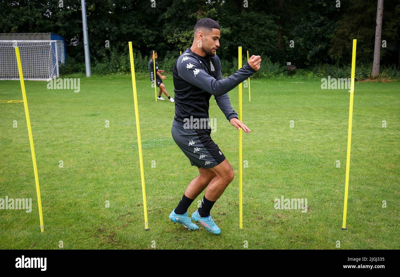 Charleroi's Adem pictured in action during a training session
