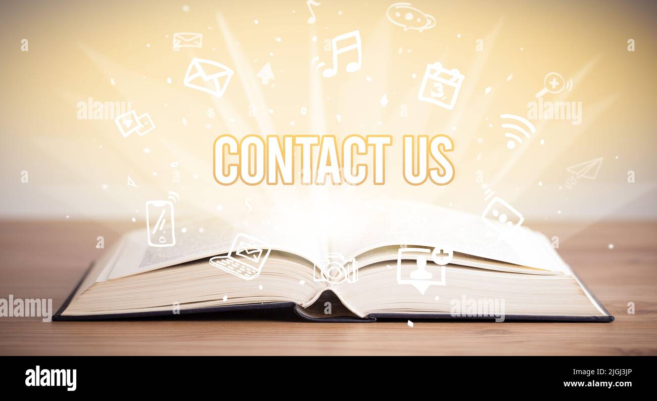 Business Book Inscriptions Examples open book with business inscription Stock Photo - Alamy