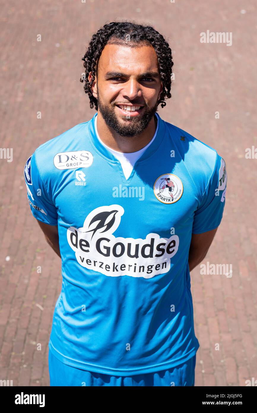 ROTTERDAM, NETHERLANDS - JULY 8: Ishan Kort of Sparta Rotterdam during the annual club Photocall on July 8, 2022 in Rotterdam, Netherlands (Photo by Rene Nijhuis/Orange Pictures) Stock Photo