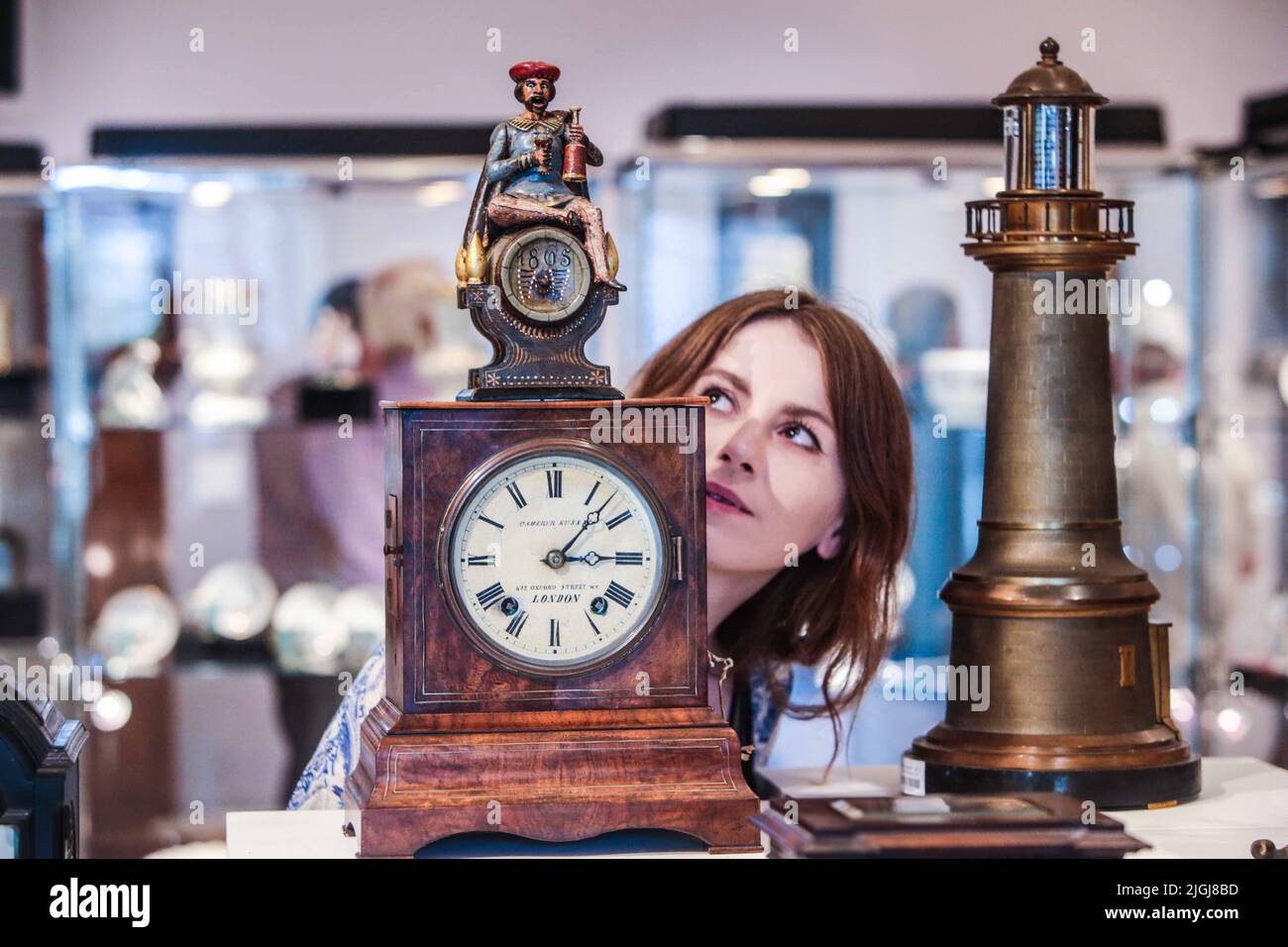 London 11 July 2022  Fine and rare clocks sale at Bonhams London Fine Clocks,  14 JULY 2022 | STARTING AT 14:00 BST Paul Quezada-Neiman/Alamy Live News Stock Photo