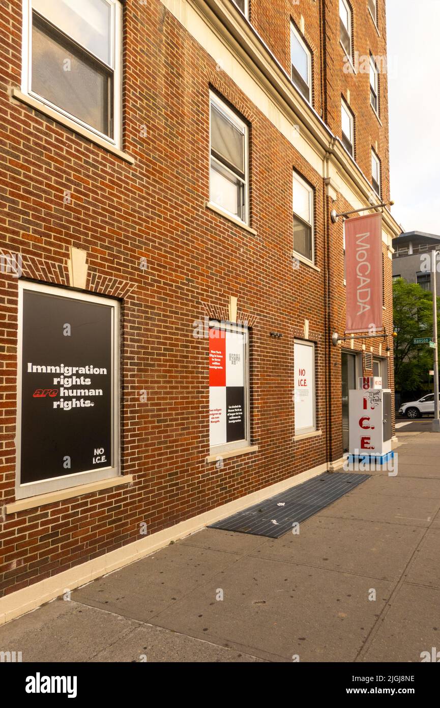 Museum of Contemporary African Diasporan Arts in Fort Greene Brooklyn NYC Stock Photo