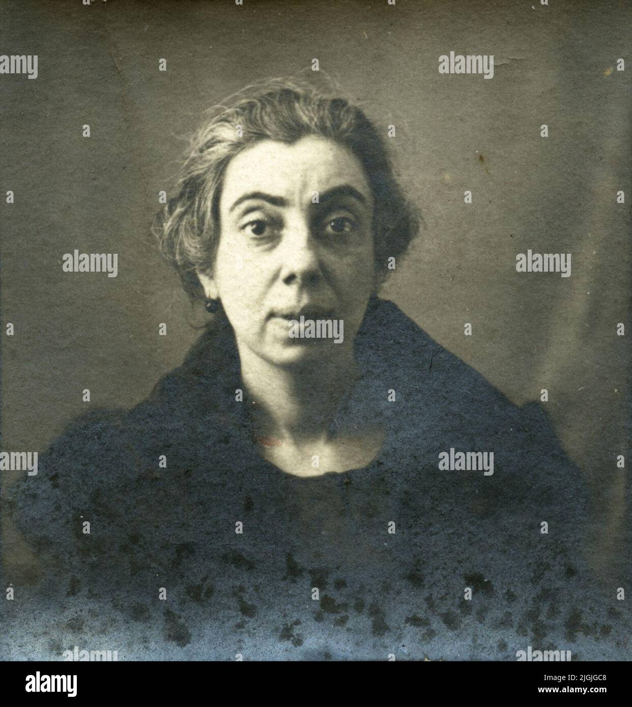 Kvinna Stephanie Lind, born Klein, (1882-1973) wife of world