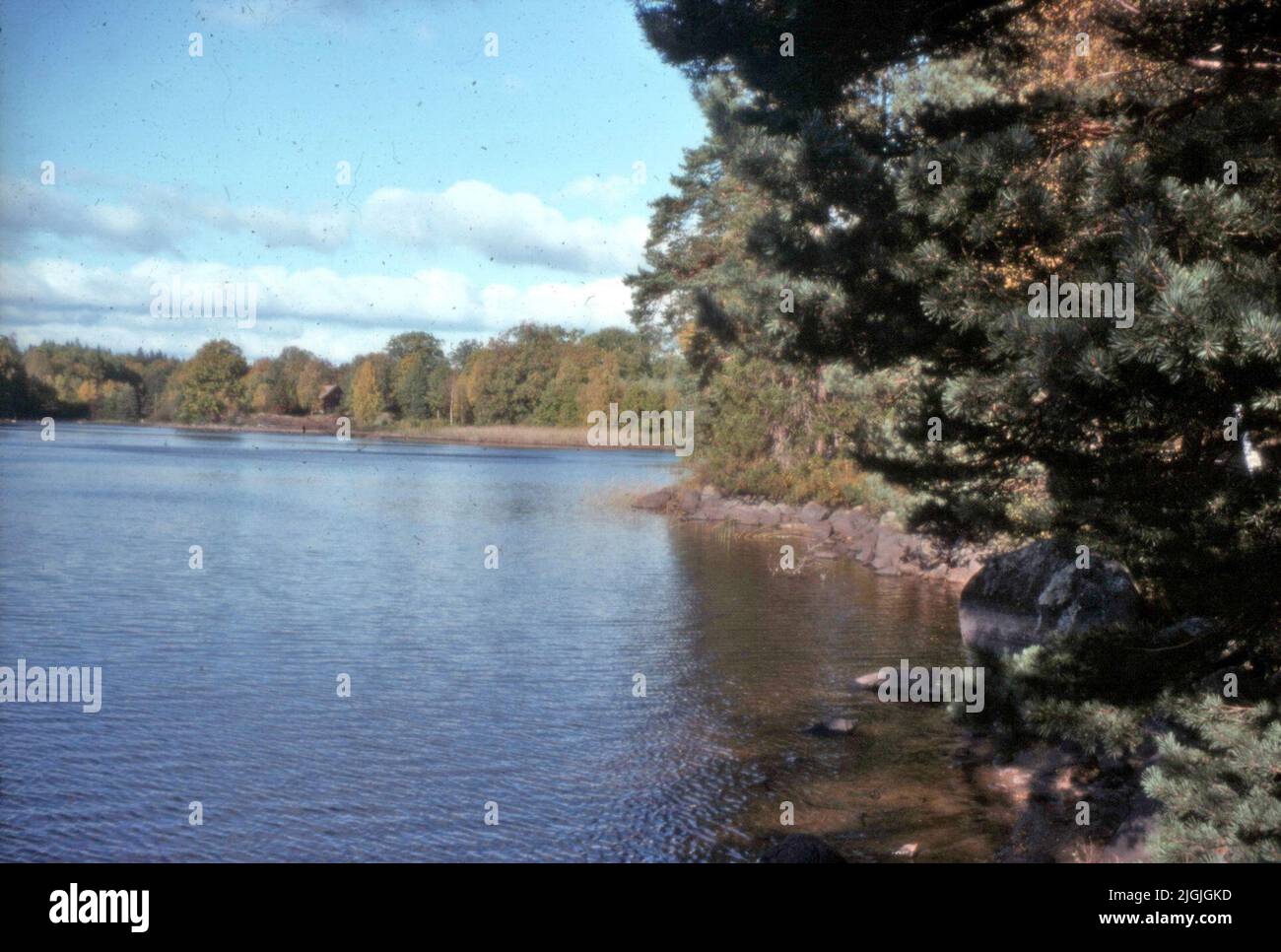 Insjö Lister lakes Stock Photo - Alamy