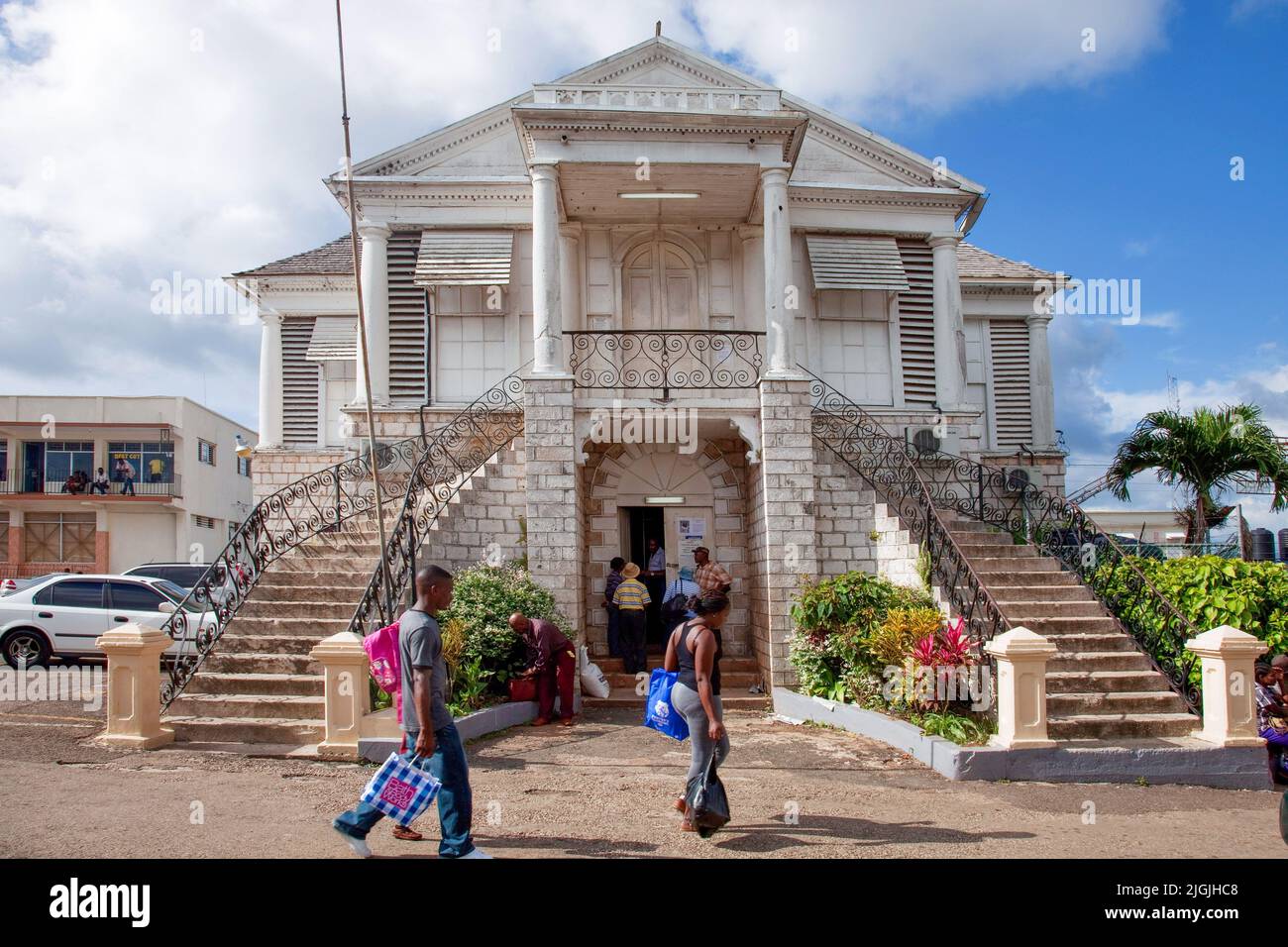Jamaica, Mandeville,the courthouse is an old colonial or english