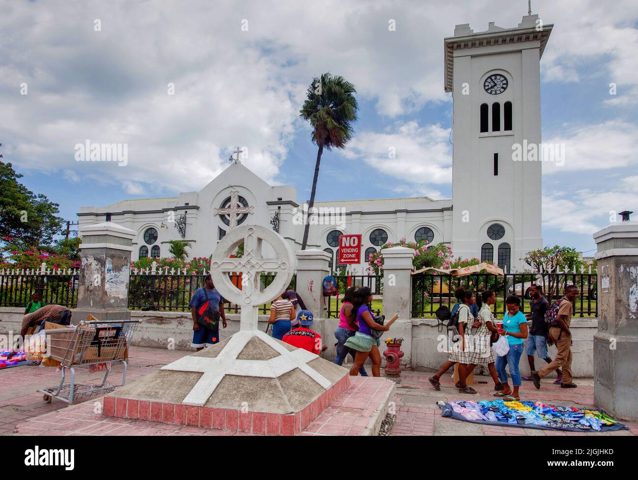 Jamaica, Kingston.Kingston Parish church downtown Stock Photo Alamy