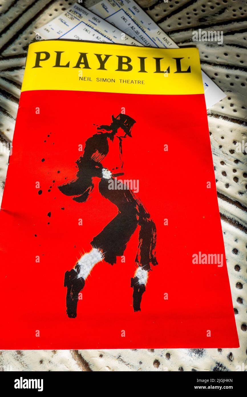 "MJ" Broadway Theater Playbill and tickets, New York City, USA 2022