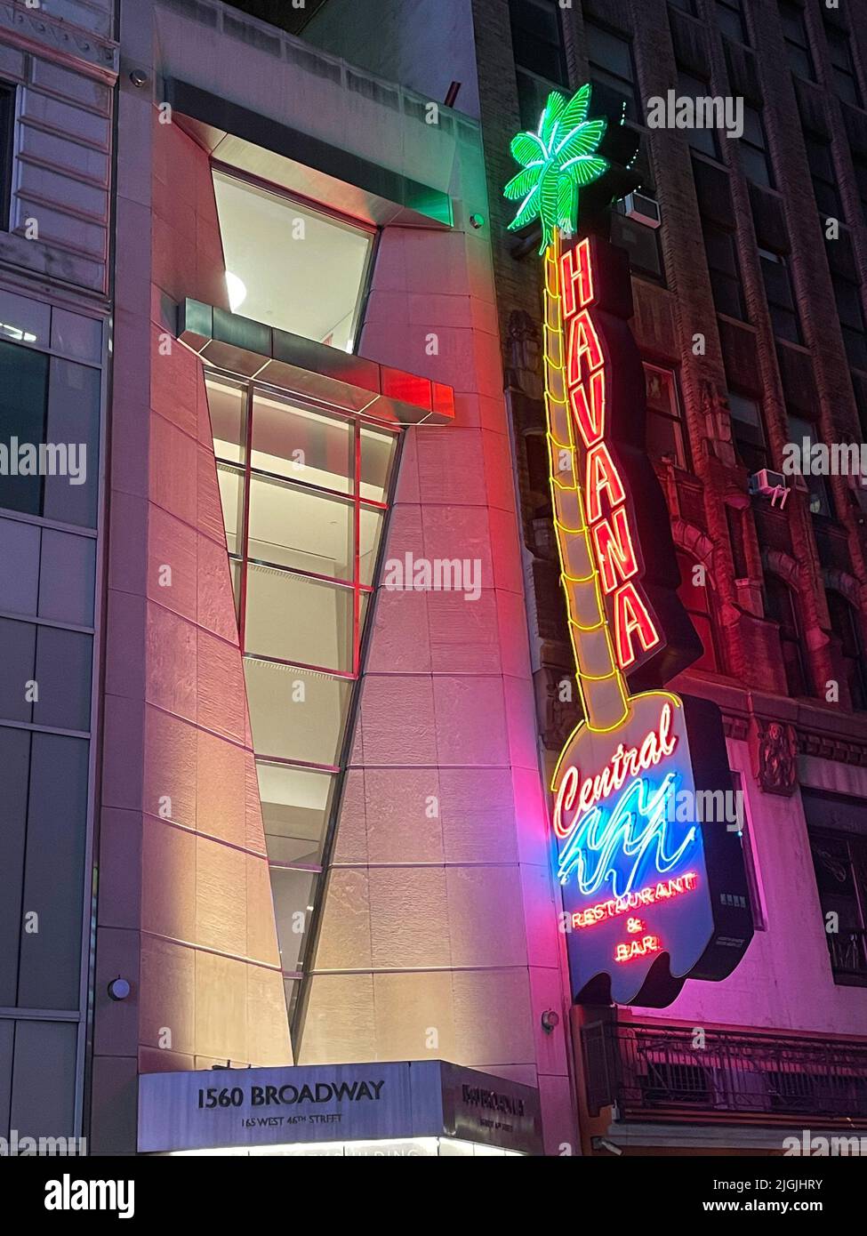 Havana Central Restaurant & Bar, Times Square, NYC, USA  2022 Stock Photo