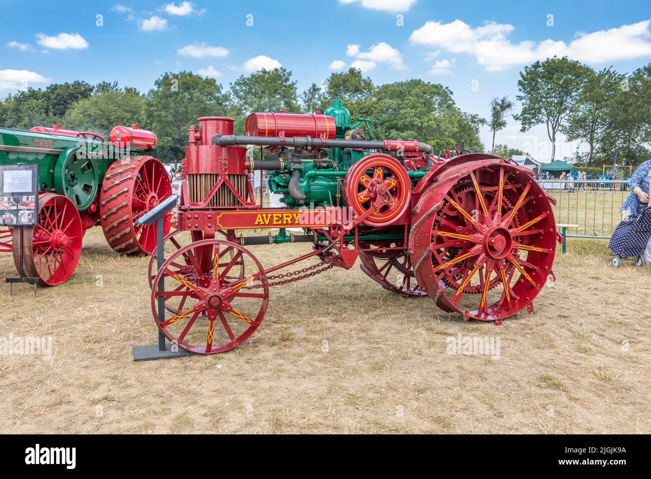 A classic Avery tractor at the Kent county show Stock Photo