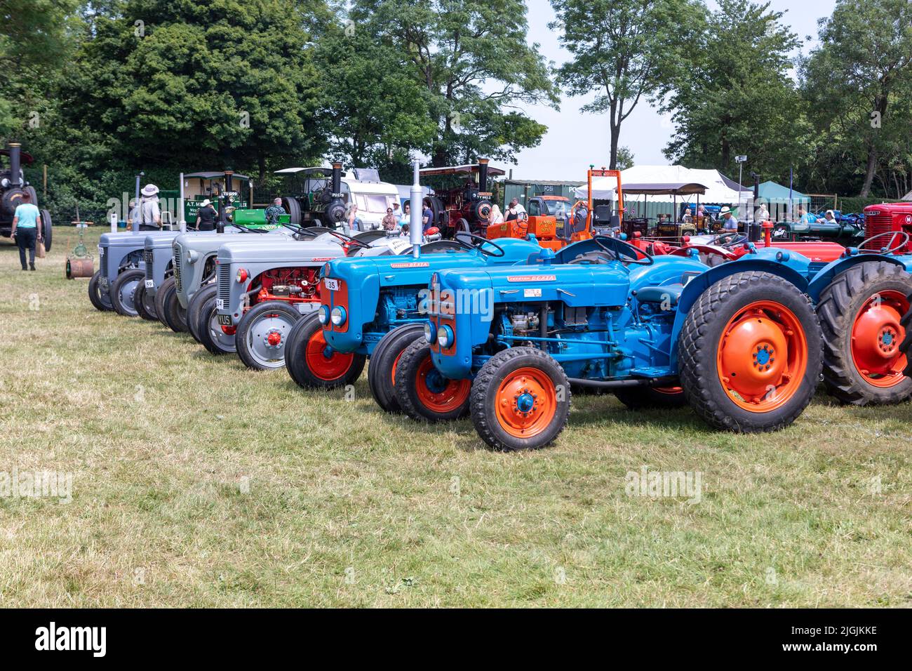 Classic tractors at the Kent county show Stock Photo Alamy
