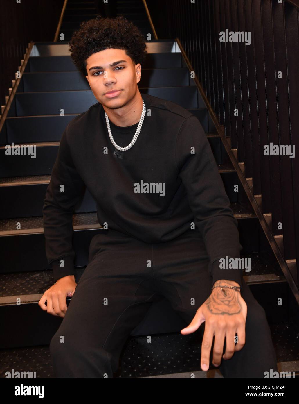 Killian Hayes NBA Player at Airness in Paris Stock Photo Alamy