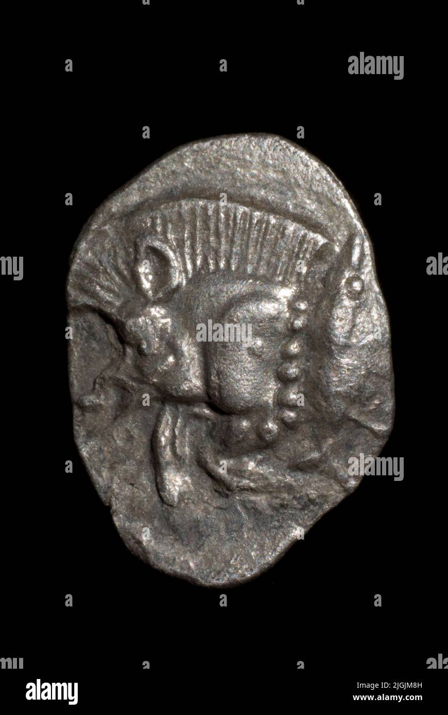 Greek coin of Mysia, Kyzikos, c. 450-400 BC Stock Photo