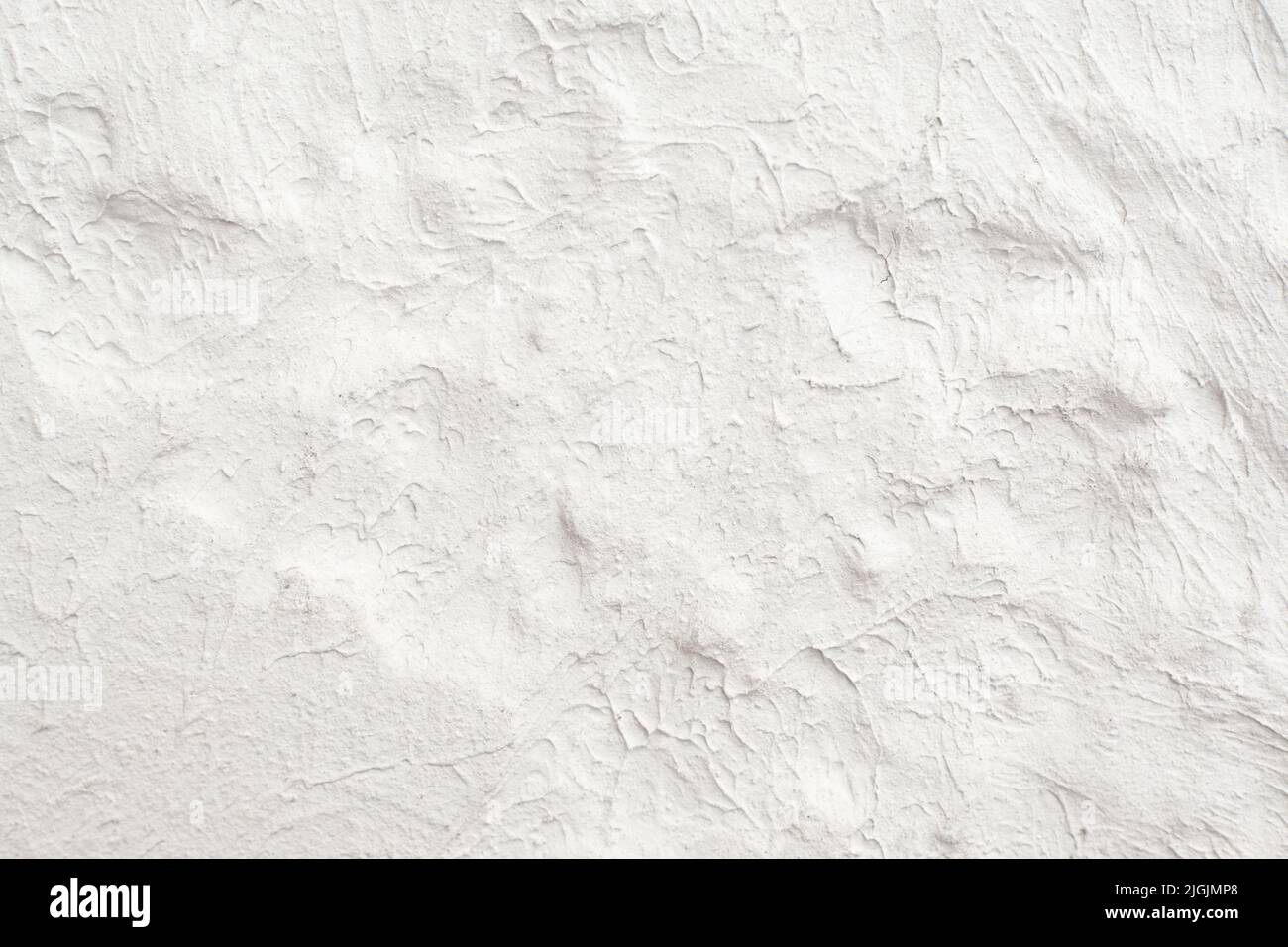 White wall with plaster pattern background Stock Photo