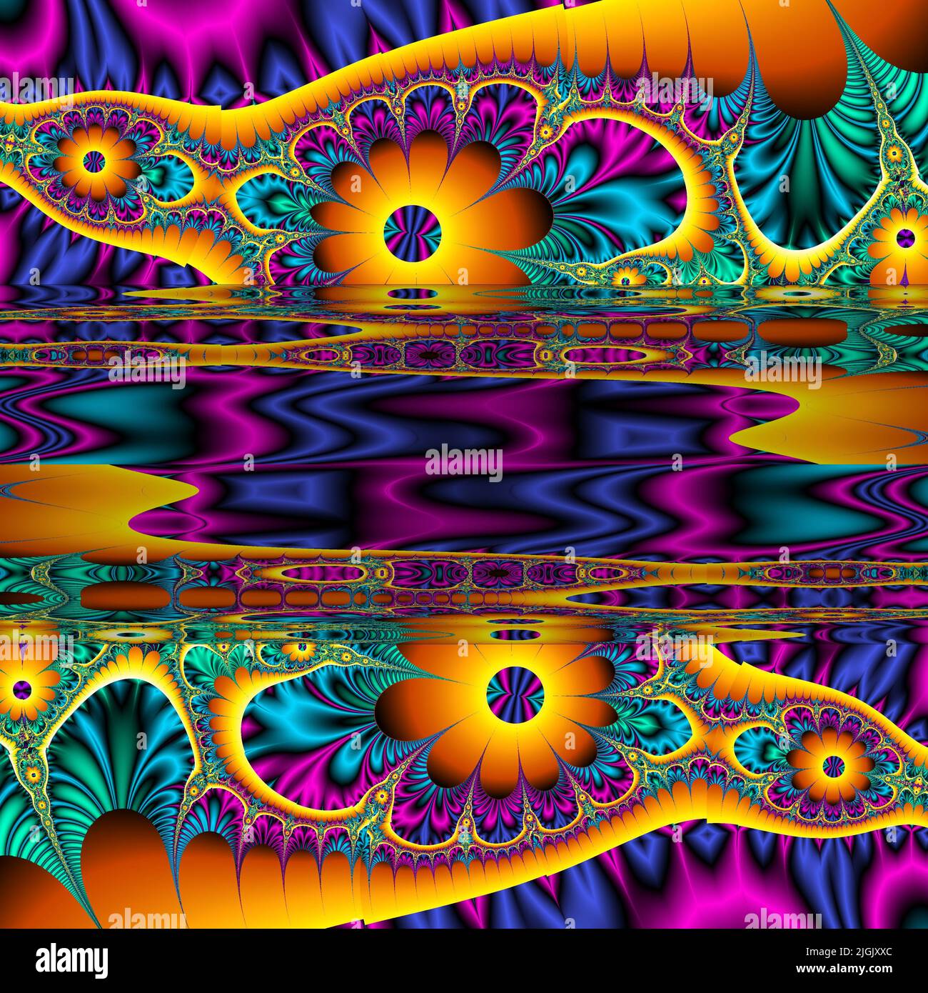 Abstract Computer generated Fractal design. A fractal is a never-ending  pattern. Fractals are infinitely complex patterns that are self-similar  across Stock Photo - Alamy