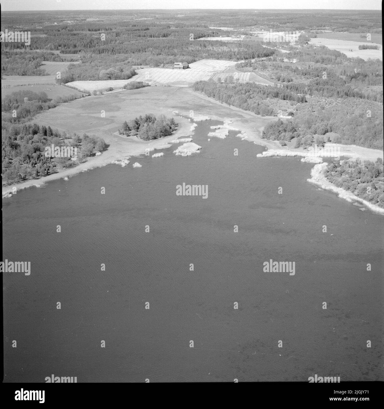 Aerial photography of field Black and White Stock Photos & Images - Alamy