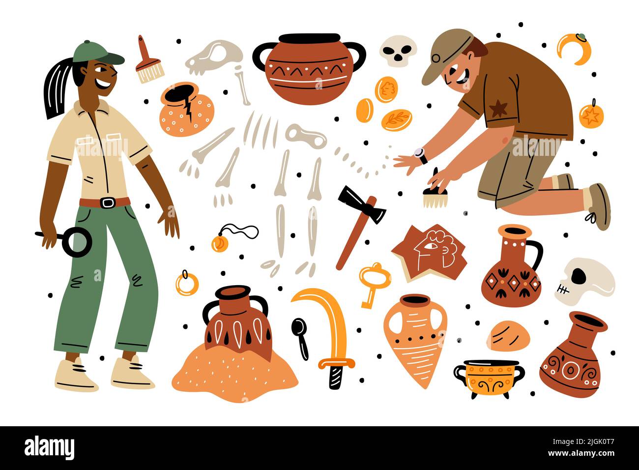 Paleontologist Tools Clipart
