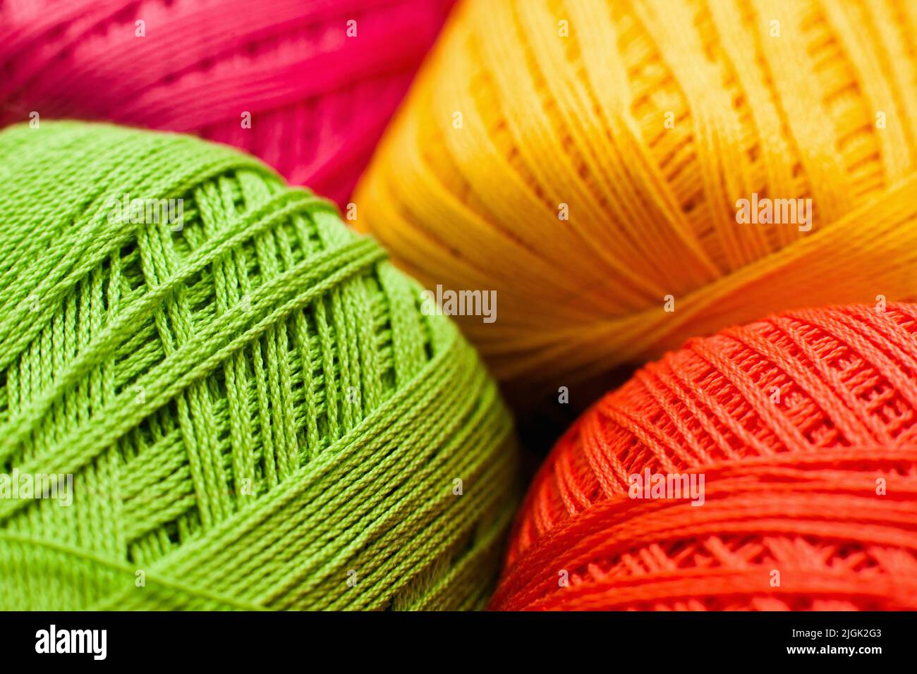 Colorful knitting thread texture, handiwork Stock Photo - Alamy