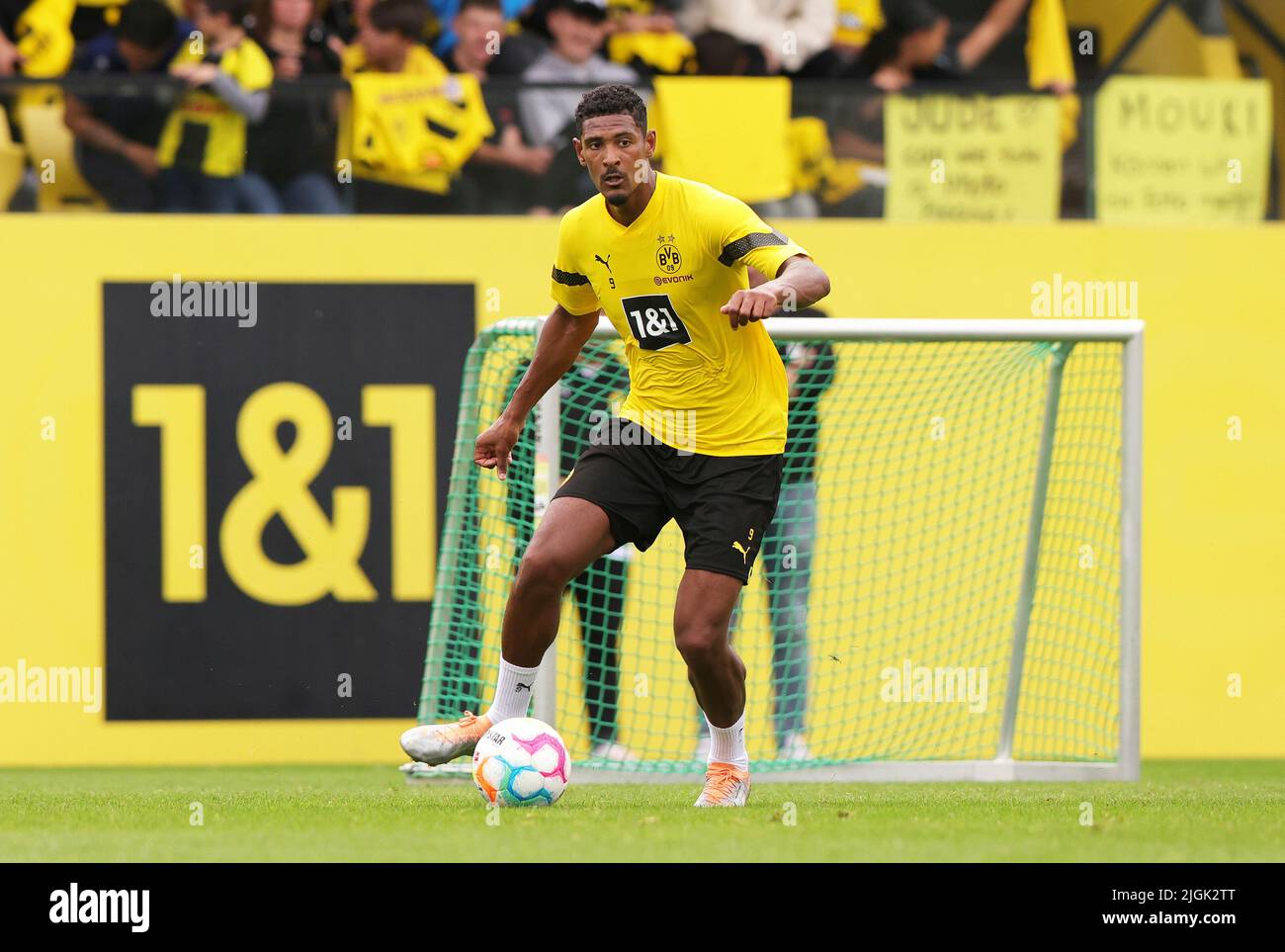 Exit, Germany. 14th July, 2022. firo : July 14th, 2022, football, 1st  Bundesliga, season 2022/2023, SC Verl - BVB, Borussia Dortmund Marco REUS,  BVB, single action Credit: dpa/Alamy Live News Stock Photo - Alamy