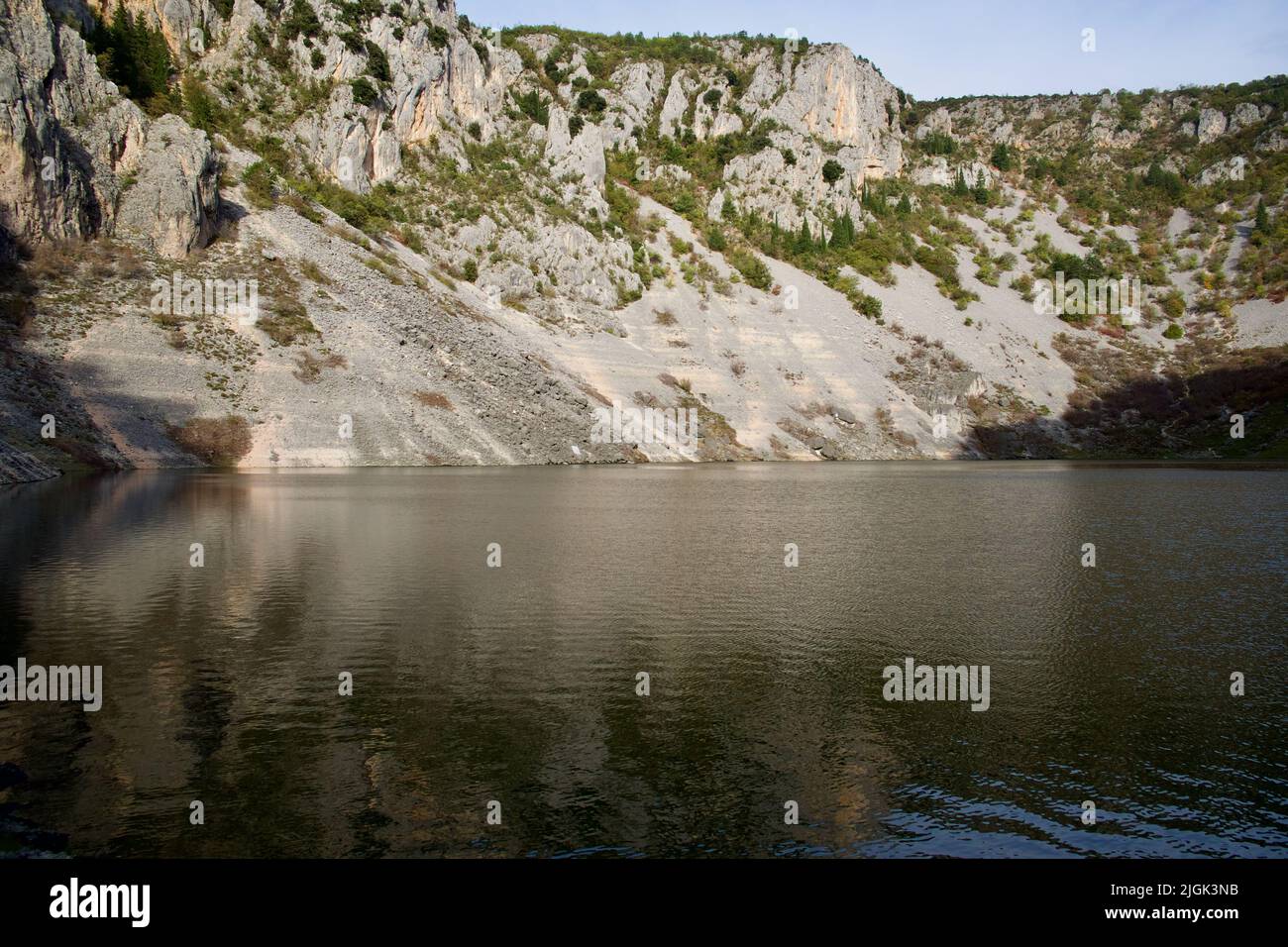 Lakes of Imotski, Croatia Stock Photo