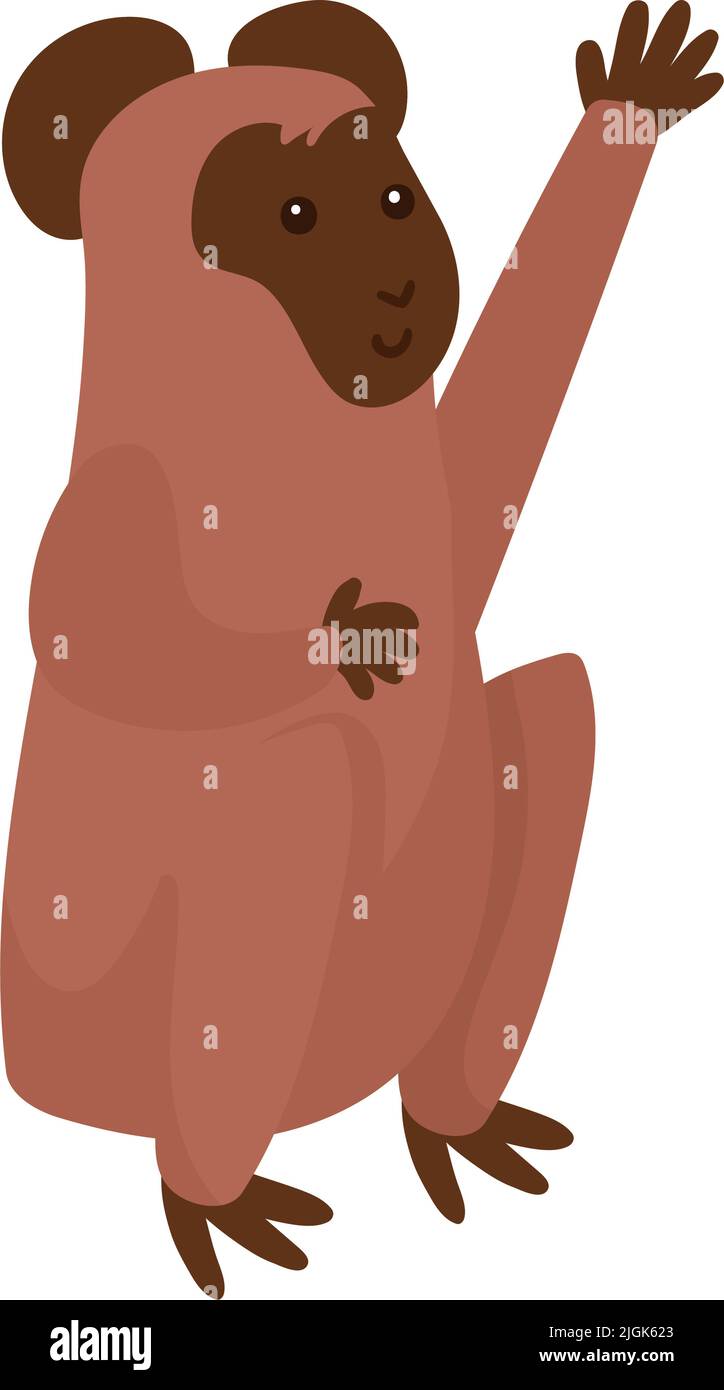 cute monkey animal wild Stock Vector Image & Art - Alamy