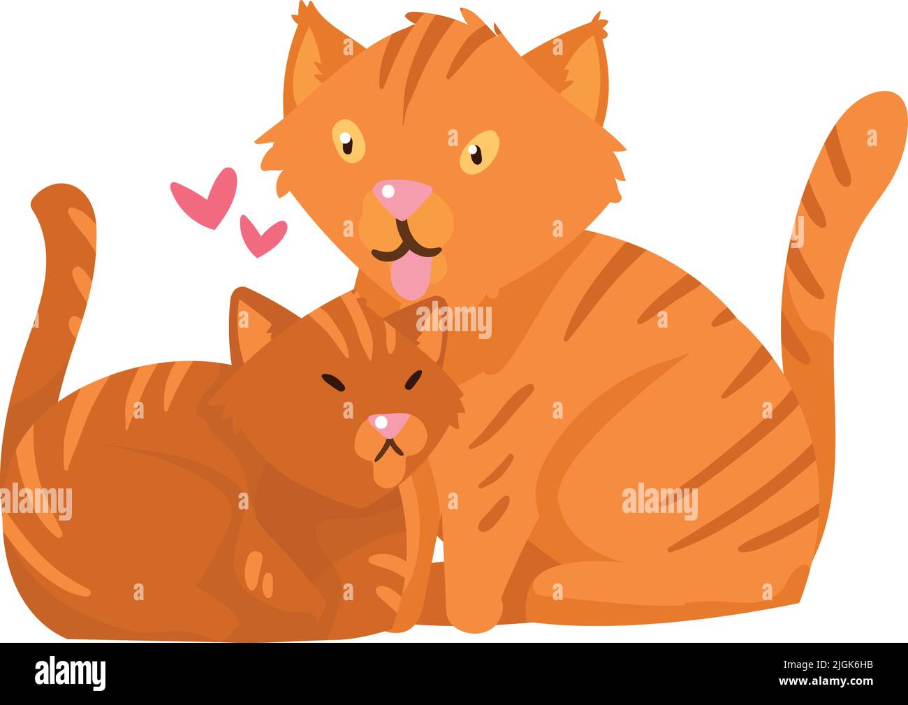 cat mother and baby Stock Vector Image & Art - Alamy