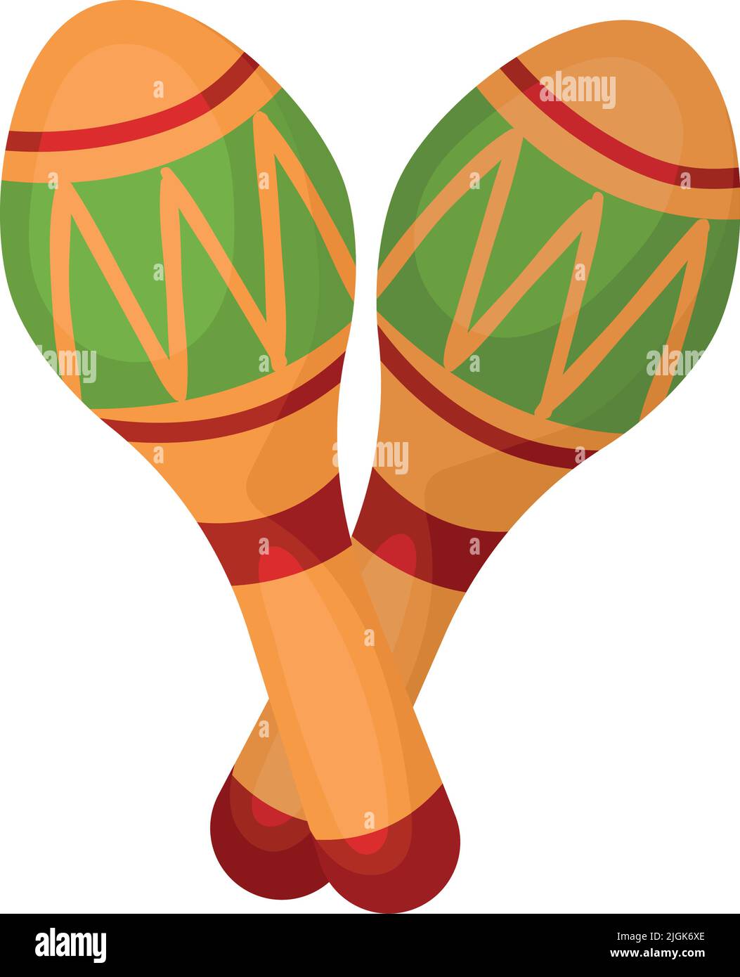 mexican maracas instrument Stock Vector Image & Art Alamy