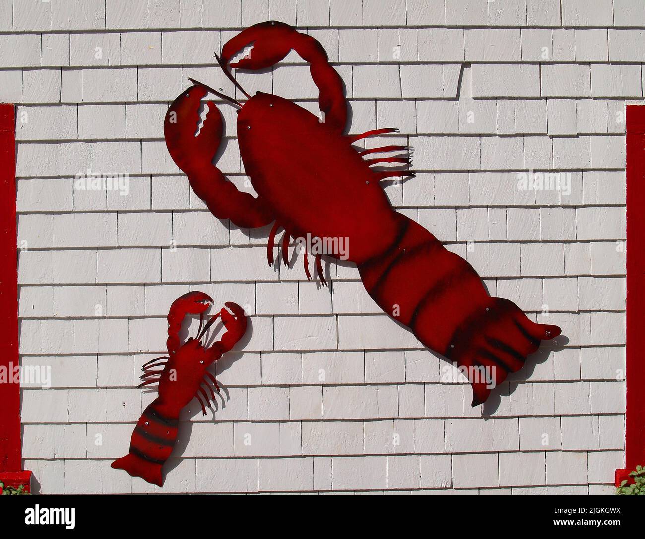 Lobster sign, Charlottetown, PEI Stock Photo Alamy